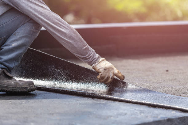 Professional Basement Waterproofing technician working in Midland, MI